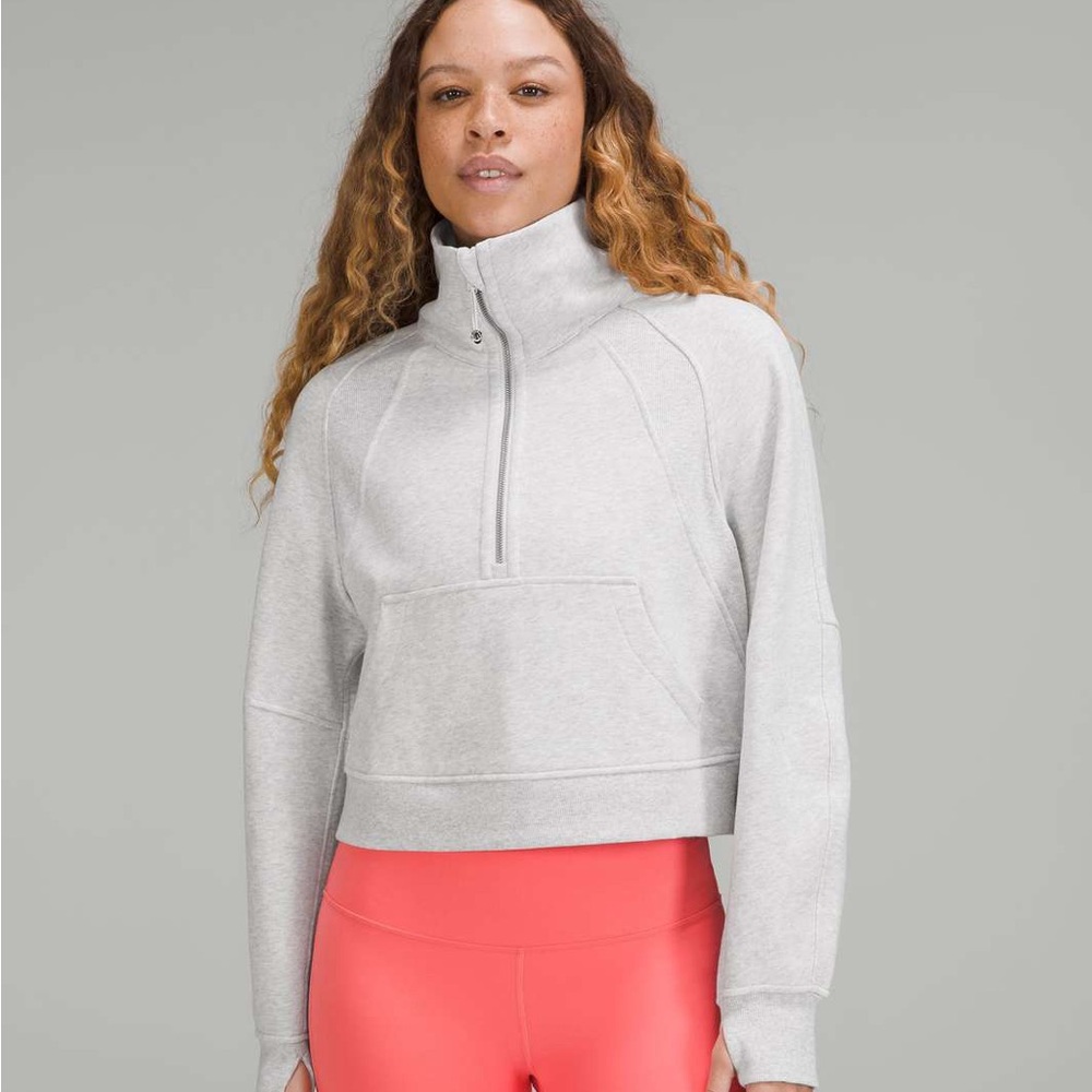 Lululemon scuba oversized funnel neck half zip